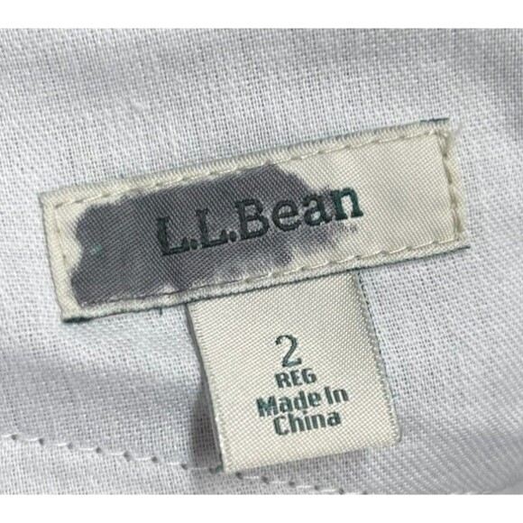 LL Bean Performance Stretch Cargos Pants Women's Size 2 Gray Cotton Blend NEW - Picture 11 of 11